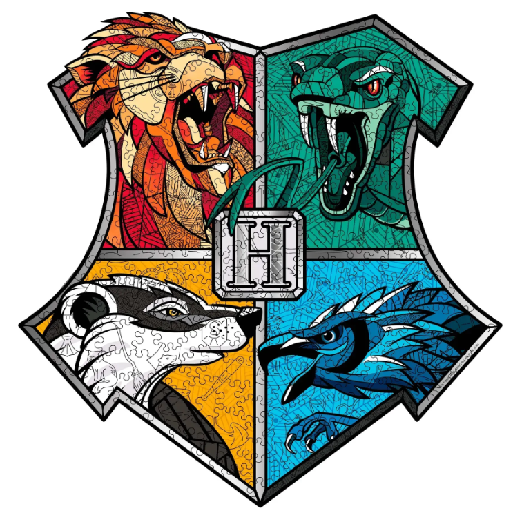 Пазл деревянный фигурный Woods Story Гарри Поттер Хогвартс Colorful XL (wshogw103)