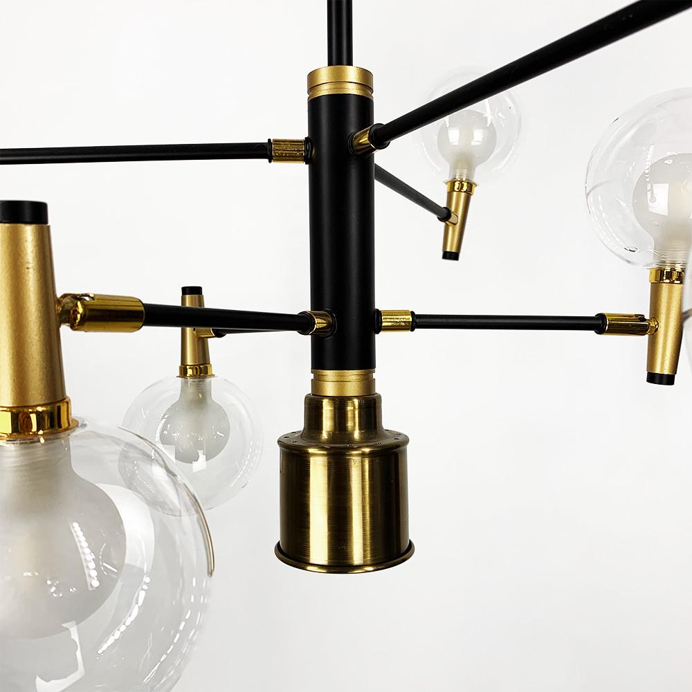 Люстра с поворотными прозрачными плафонами (88071) - фото 4 Люстра с поворотными прозрачными плафонами (88071) - фото 4