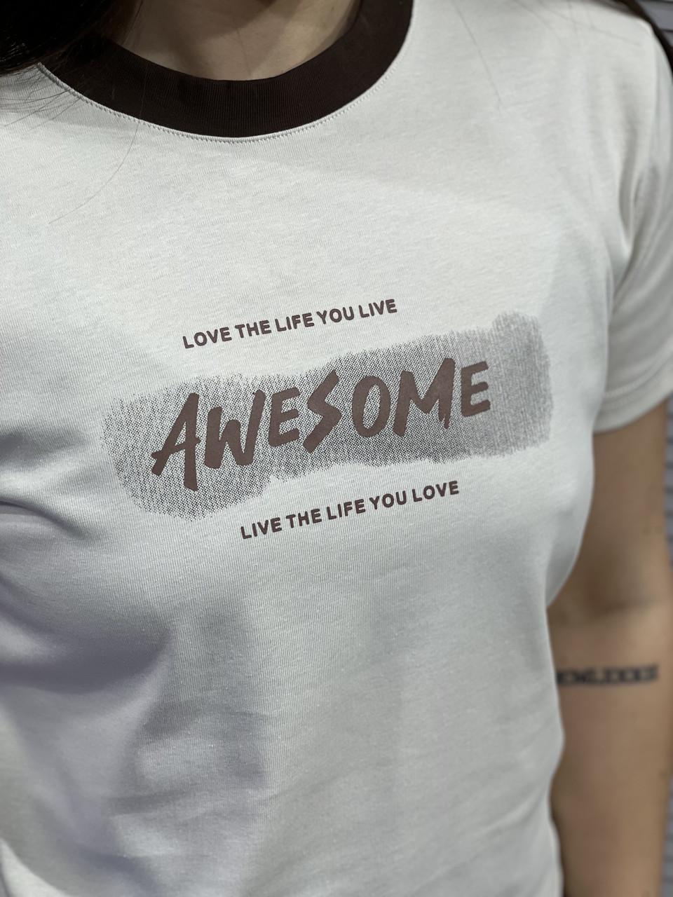 Футболка женская с принтом OS Черный (#1111-05) - фото 7 Футболка женская с принтом OS Черный (#1111-05) - фото 7