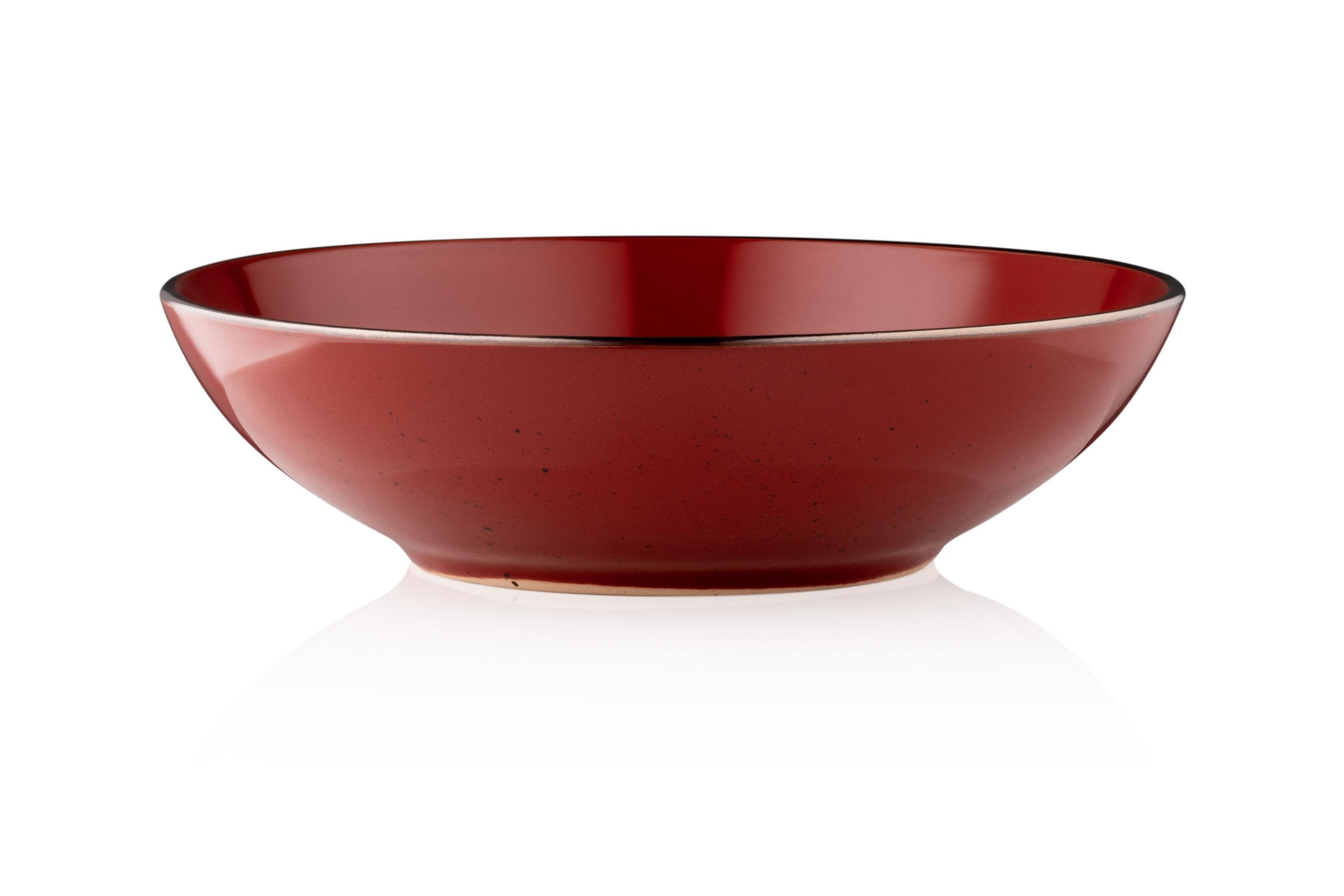 Тарелка суповая Ardesto Bagheria AR2920R 20 см Sangria (10685261)