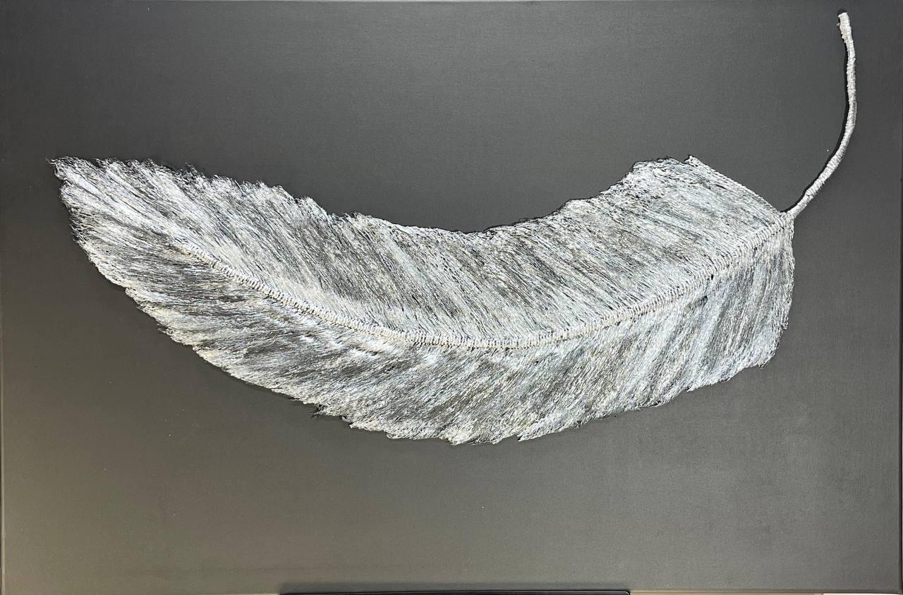 Картина ручної роботи Zilini Перо 80х120 см (21087430) - фото 4 Картина ручної роботи Zilini Перо 80х120 см (21087430) - фото 4