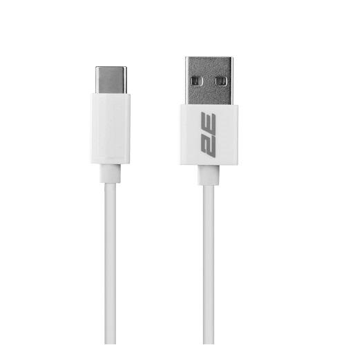 Зарядное устройство сетевое 2E WC1USB2.1A-CC 12W 2хUSB-A с кабелем USB-A-USB-C 1 м Белый - фото 6