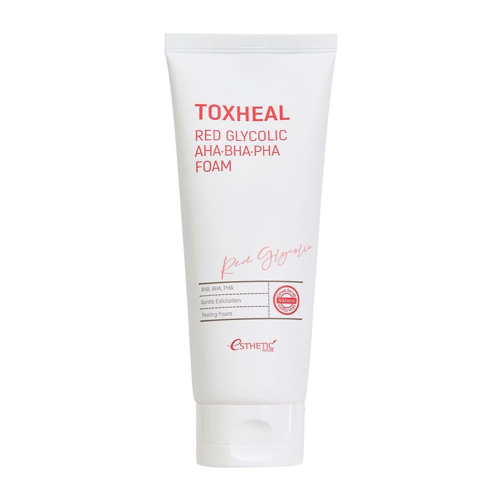 Пенка для умывания с гликолевой кислотой Esthetic House Toxheal Red Glycolic 150 мл (14009)