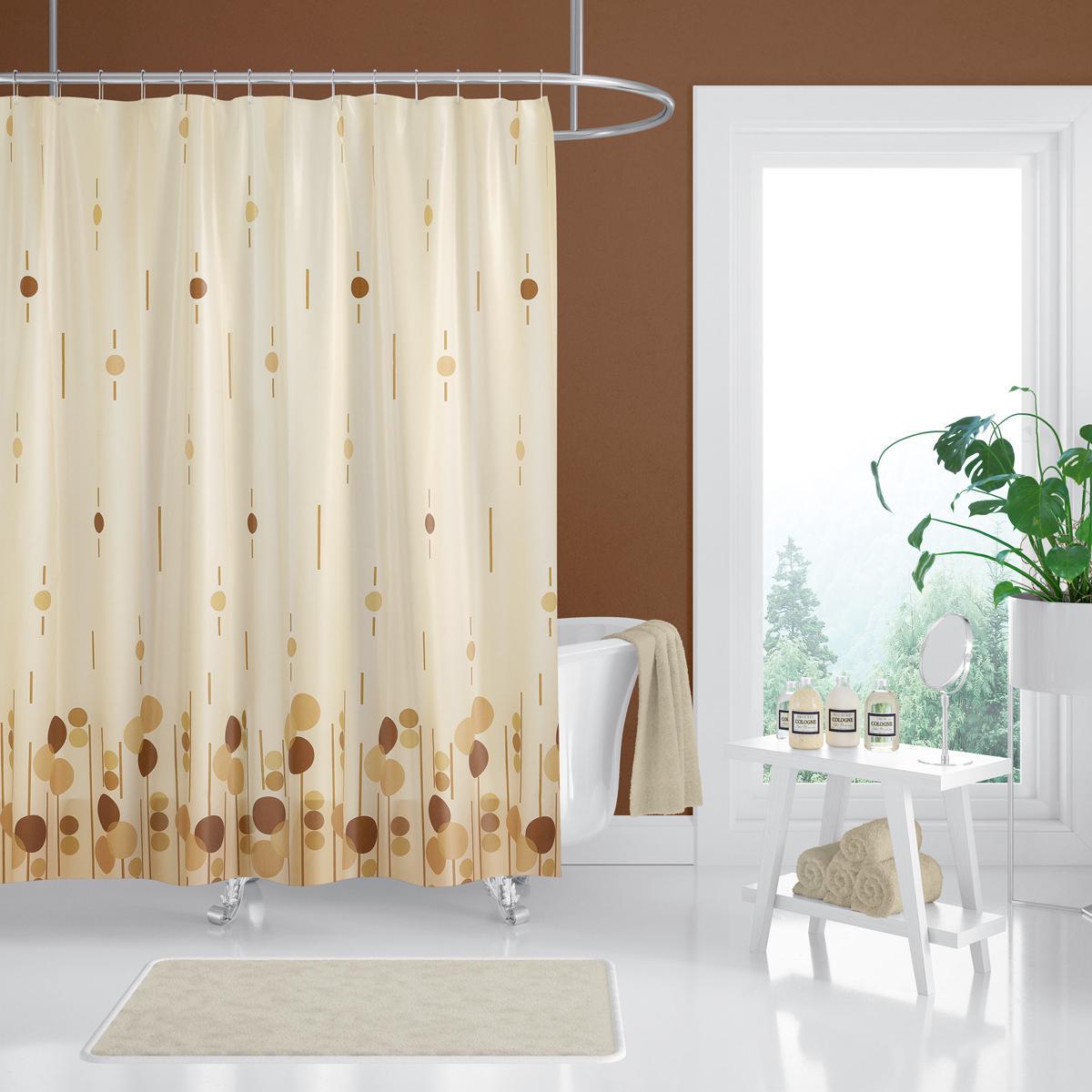 Штора для ванной Tropik Polkadot 240x200 см (25487097)