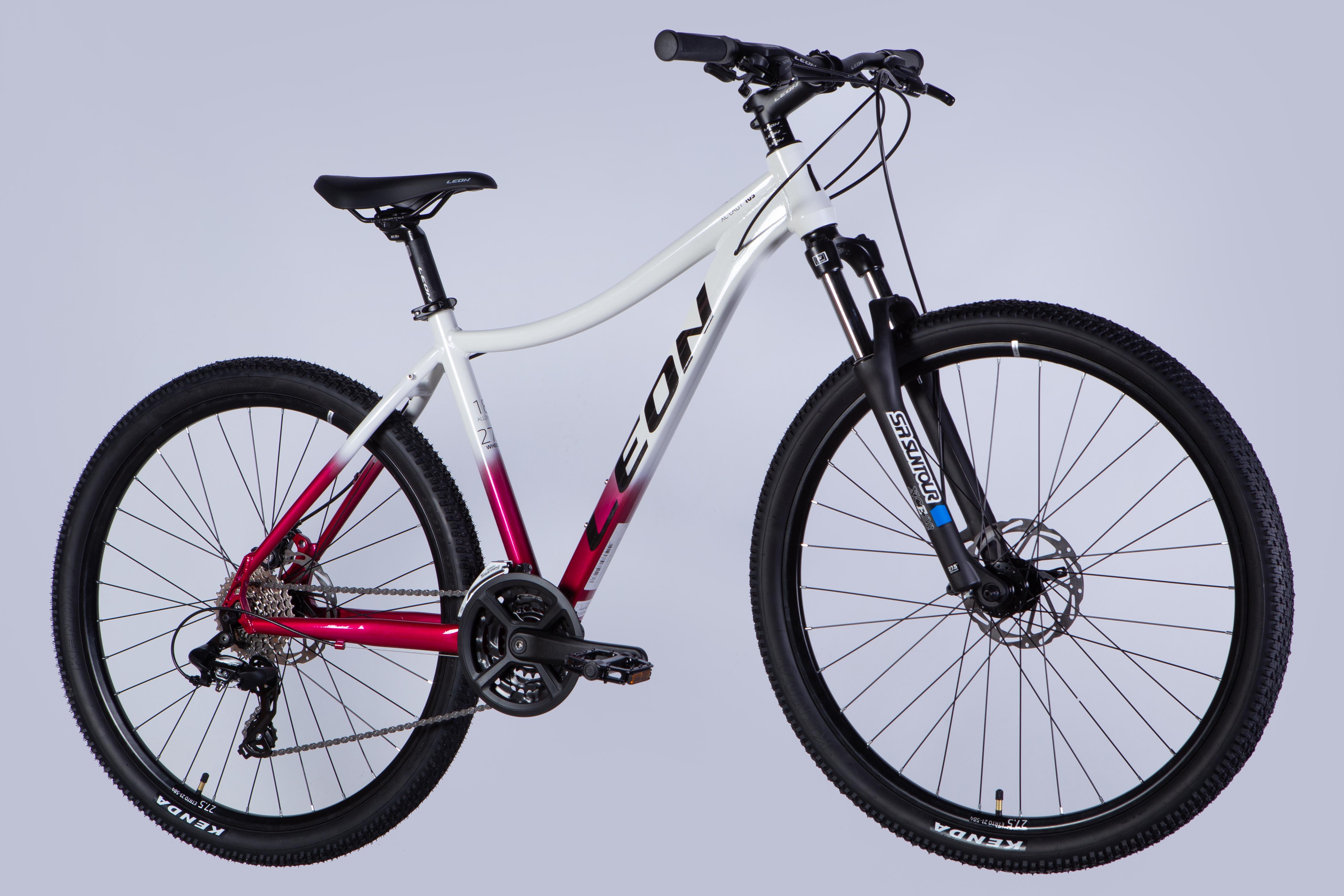Велосипед Leon 2025 XC LADY 105 DD CS AL 27,5" рама 18" Белый с малиновым (OPS-LN-27,5-004) - фото 4 Велосипед Leon 2025 XC LADY 105 DD CS AL 27,5" рама 18" Белый с малиновым (OPS-LN-27,5-004) - фото 4
