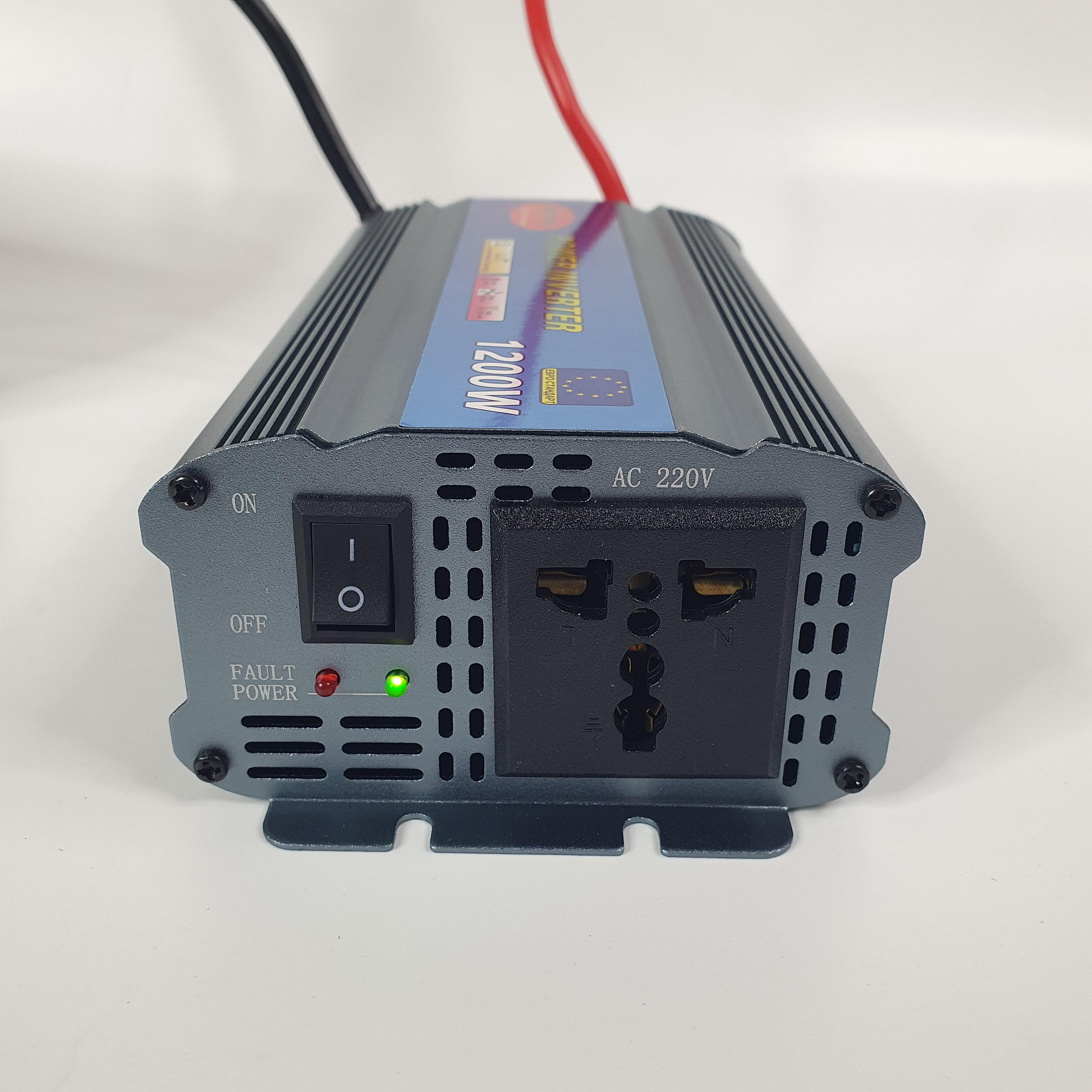 Перетворювач напруги Wimpex Inverter із частотою 50 Гц 1200W 12V-220V (WX-1200V) - фото 8