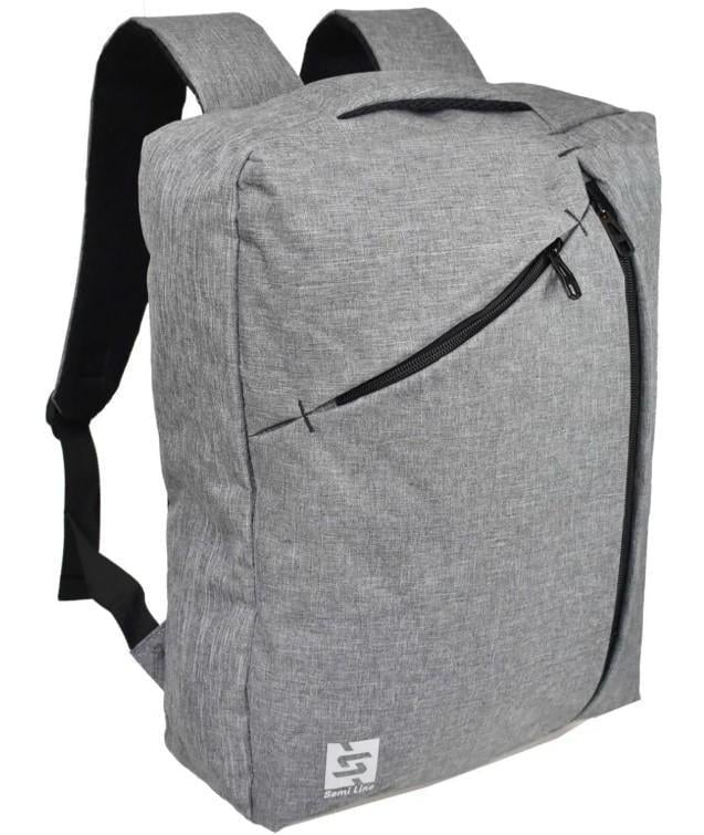 Сумка-рюкзак SEMI LINE P8388-1 14 л Grey (DAS302225)