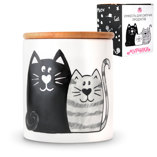 Емкость для сыпучих продуктов SNT Мурчики 685 мл (6027-19)