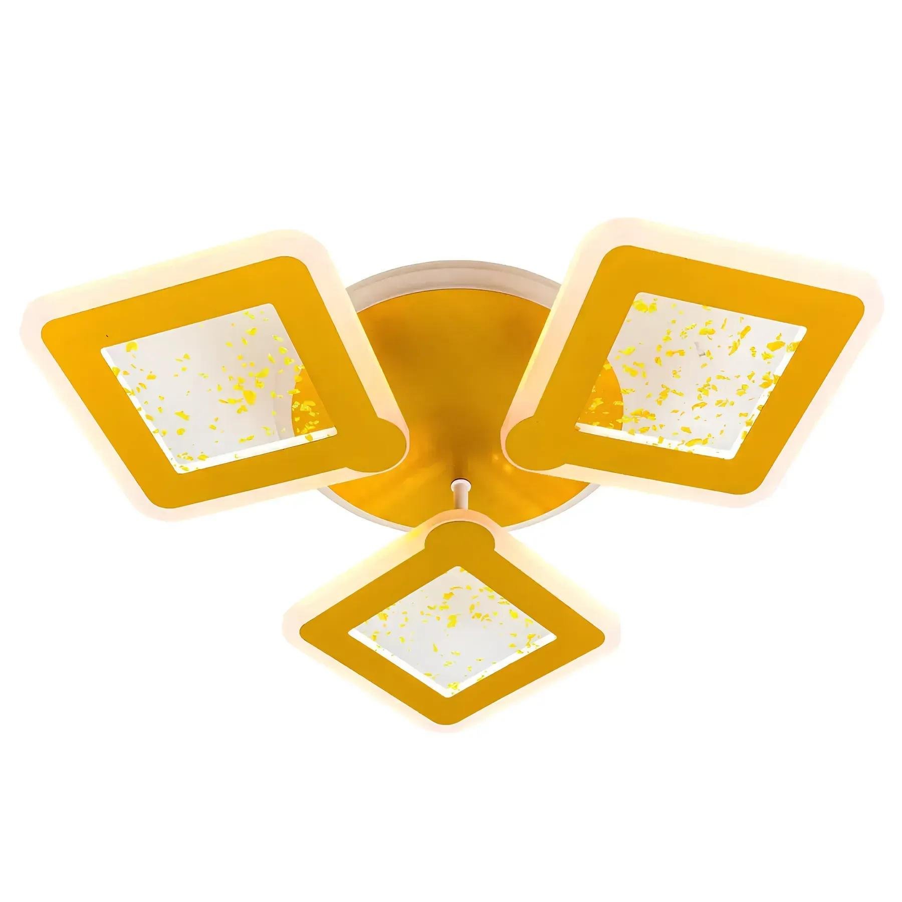 LED-люстра потолочная Valeso V-K39977-3+1 GD с пультом 60W (28688383)