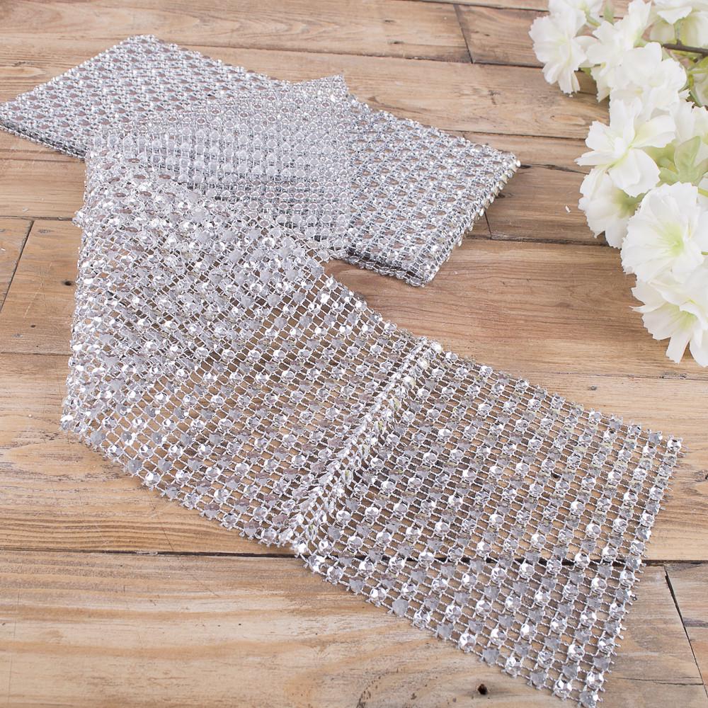 Лента бриллиантовая 12 см 1,5 м (2154-1)