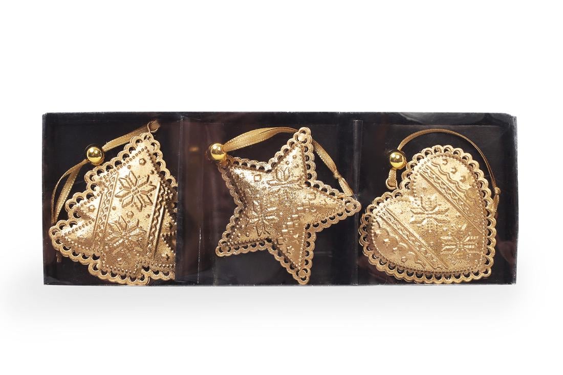 Набор елочных украшений BonaDi 3 шт. (785-523)