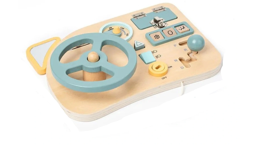 Бизиборд интерактивный деревянный для малышей (29074588)