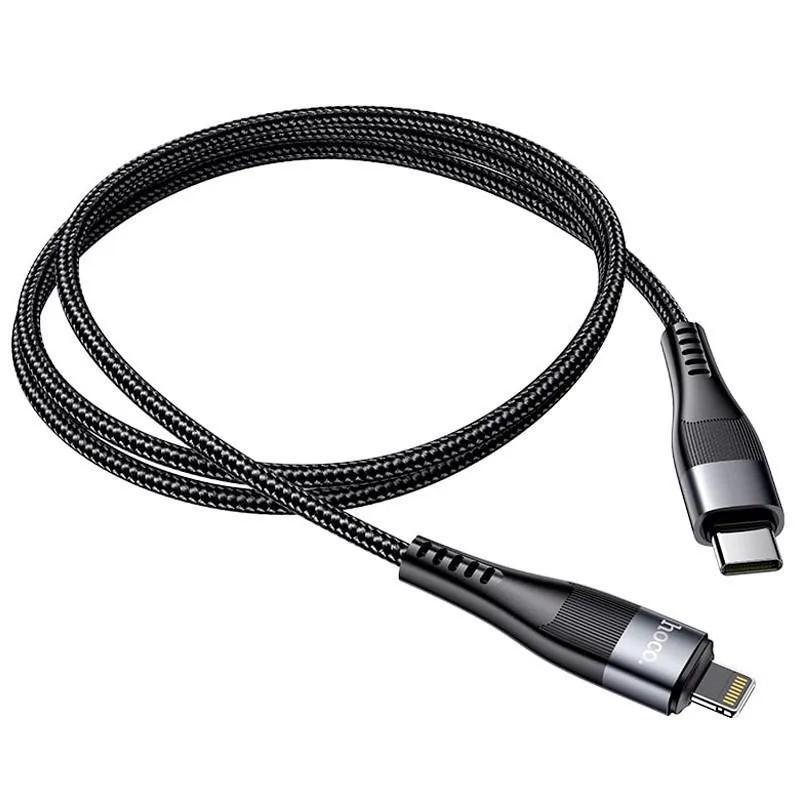 Кабель USB HOCO U99 Магнитный Type-C - Lightning 100W 1,2 м Черный (1830482489)
