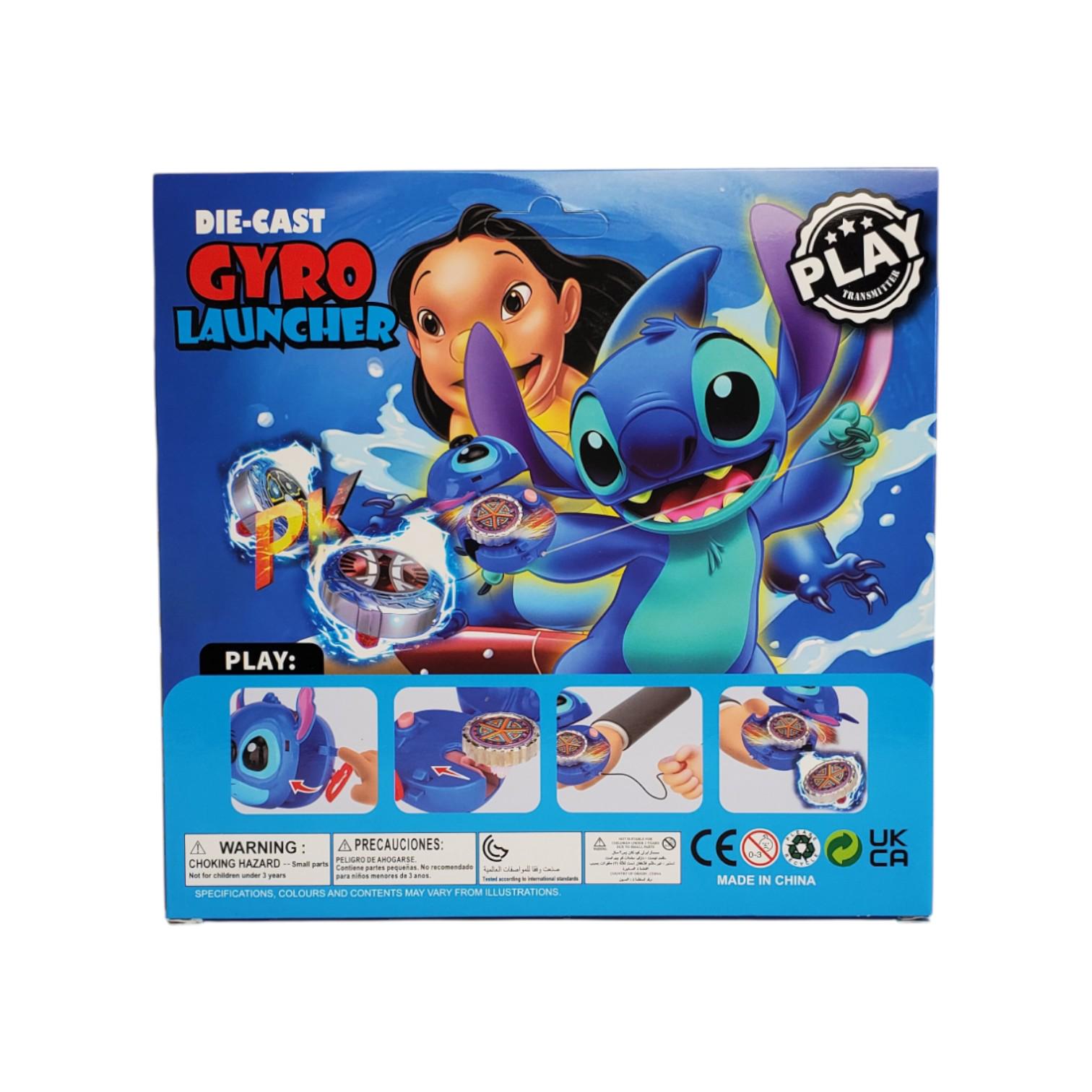 Іграшка бейблейд японська дзиґа Stitch Gyro Launcher Синій (WK2012) - фото 5 Іграшка бейблейд японська дзиґа Stitch Gyro Launcher Синій (WK2012) - фото 5