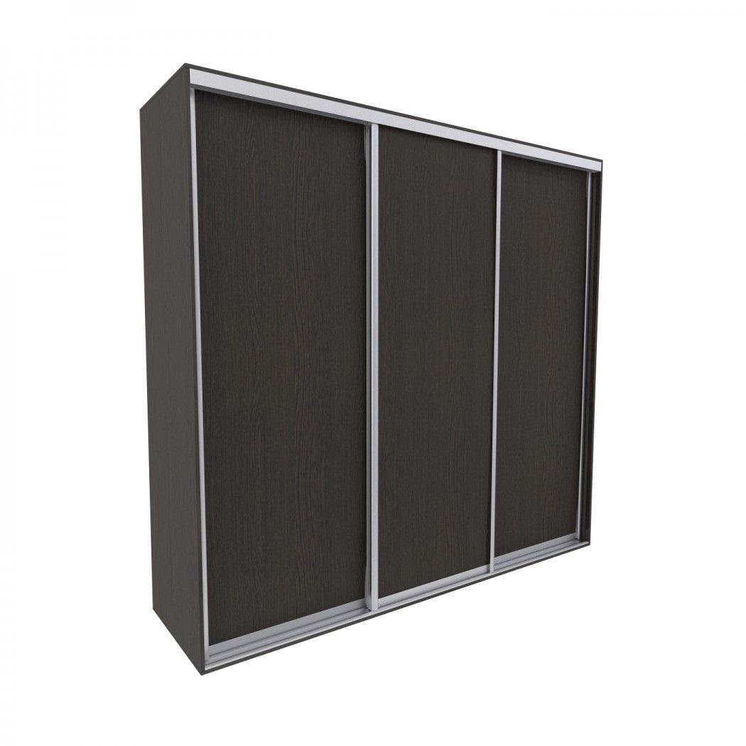 Шкаф-купе Luхe 3 двери ДСП/ДСП/ДСП CLS-II 2200х2200х600 мм Венге магия (12328)