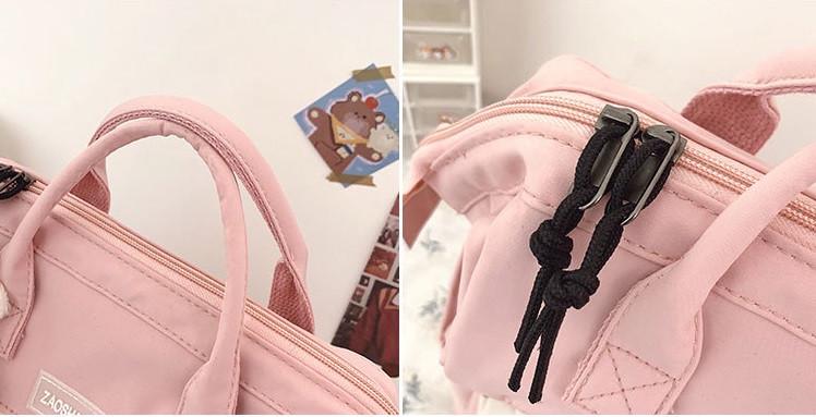 Шкільний рюкзак для дівчинки 5-11 класу в наборі зі значками Education Рожевий (1194313168) - фото 4 Шкільний рюкзак для дівчинки 5-11 класу в наборі зі значками Education Рожевий (1194313168) - фото 4