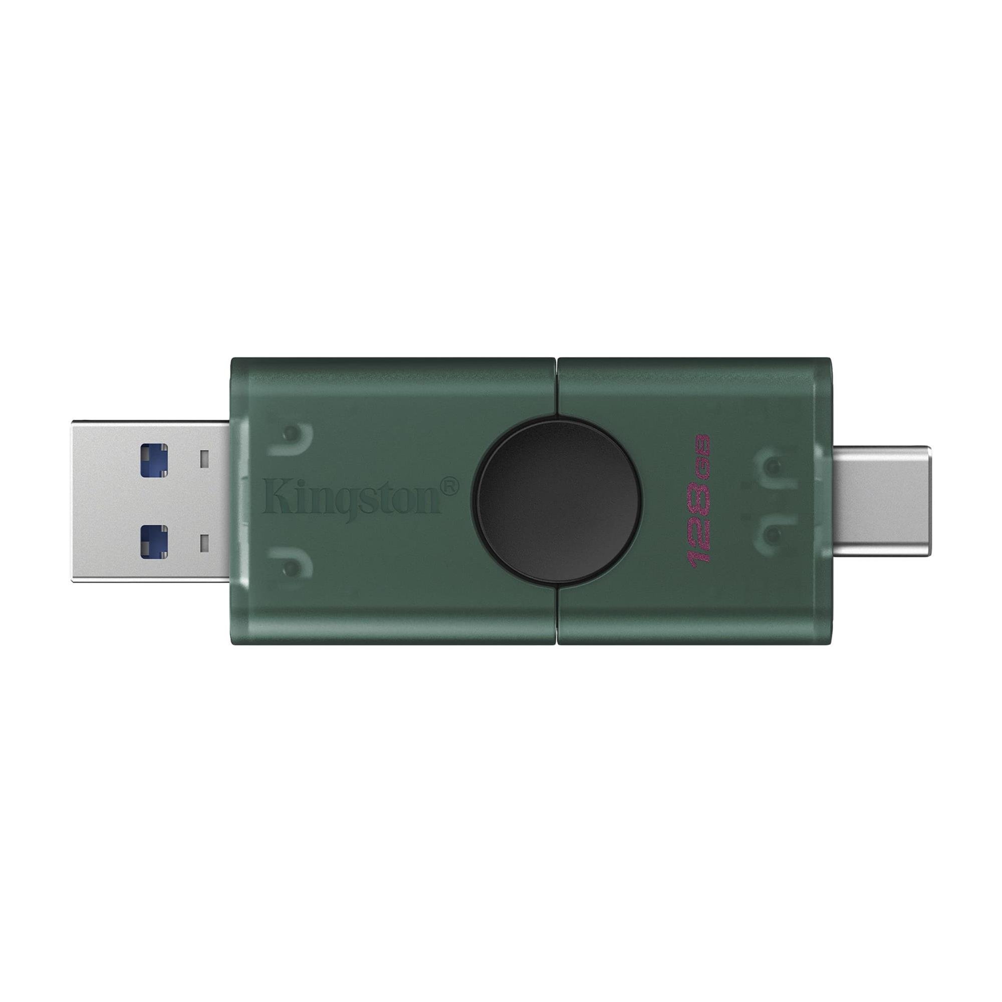 Флэш-память USB Kingston DataTraveler Duo 128 Гб USB-A/USB-C Green (DTDEG2/128GB) - фото 3 Флэш-память USB Kingston DataTraveler Duo 128 Гб USB-A/USB-C Green (DTDEG2/128GB) - фото 3