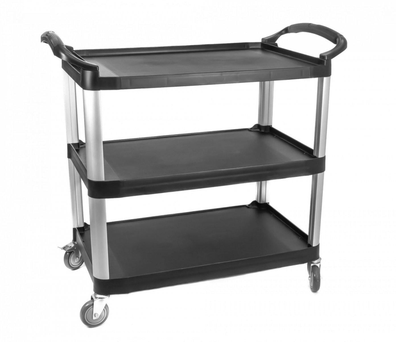 Візок сервірувальний One Chef 98x53x93 см Чорний