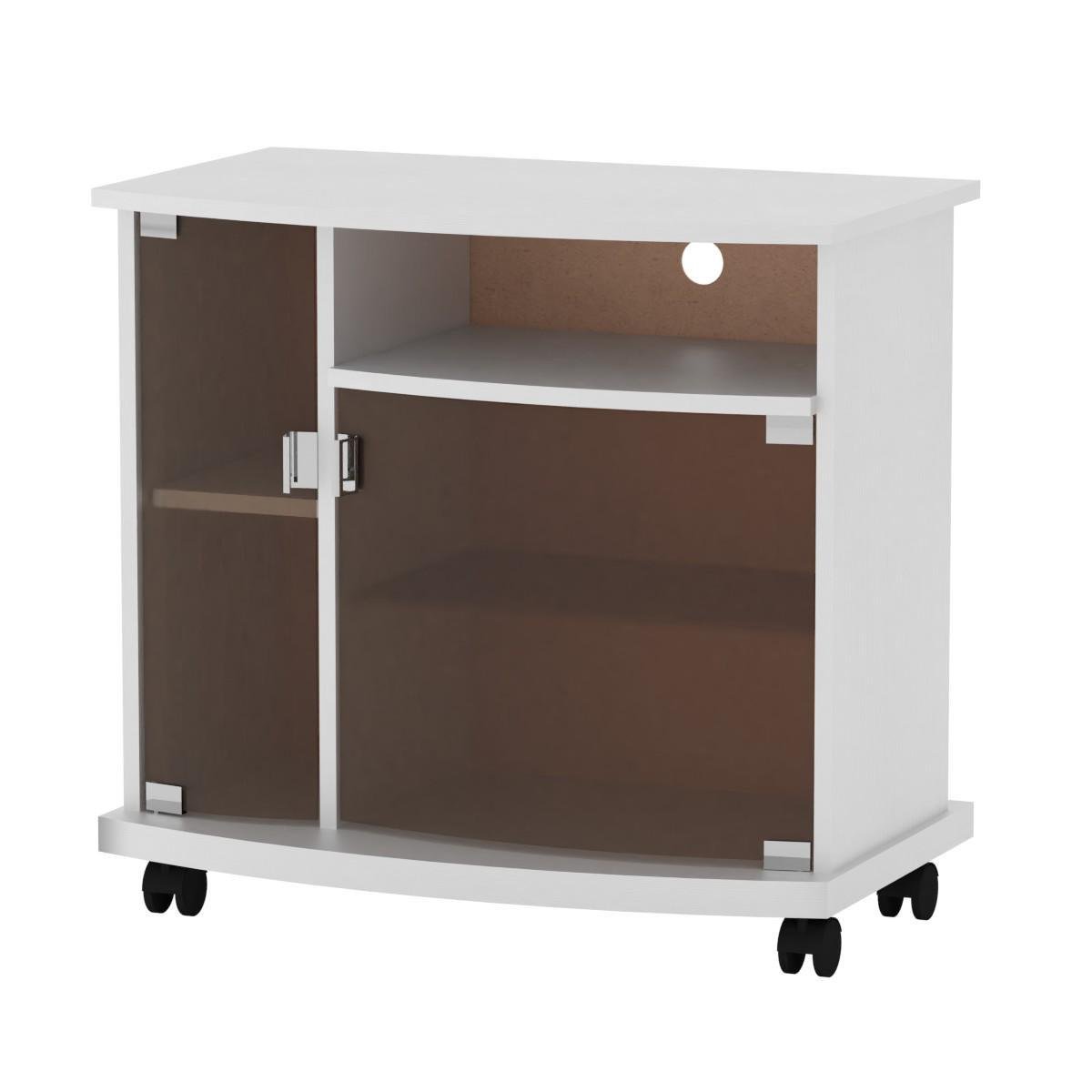 Тумба под телевизор МеблиКо Амбасадор Нью 70х43х65 см Альба/Белый (k-1002-1) - фото 1 Тумба под телевизор МеблиКо Амбасадор Нью 70х43х65 см Альба/Белый (k-1002-1) - фото 1