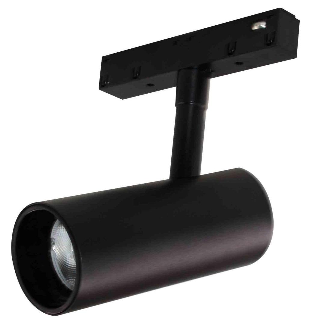 Прожектор трековий магнітний Lezard GD-12 LED поворотний на ніжці 12 Вт 4000К Чорний (27729417)