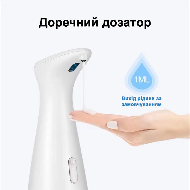 Диспенсер для жидкого мыла сенсорный/индуктивный 200 мл Белый (77591054) - фото 2 Диспенсер для жидкого мыла сенсорный/индуктивный 200 мл Белый (77591054) - фото 2