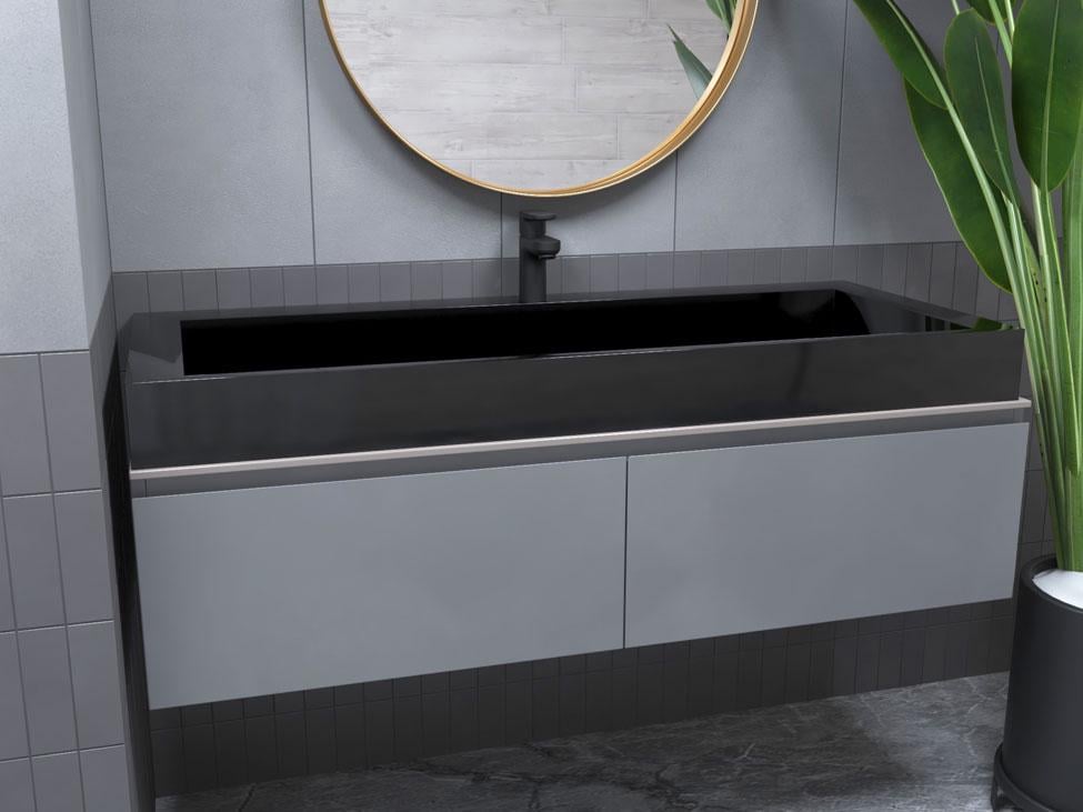 Умивальник накладний Status Boho 120 Black (636) - фото 2