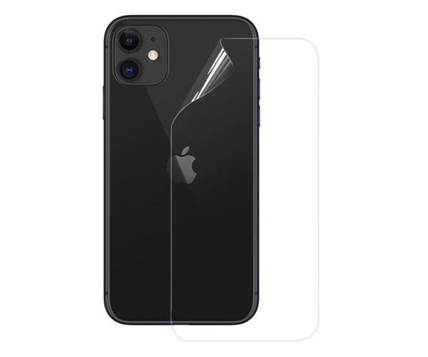 Противоударная гидрогелевая пленка Hydrogel Film для Apple iPhone 11 на заднюю панель, Transparent