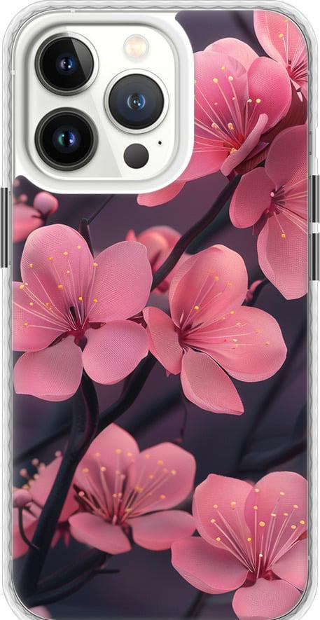 Чехол на iPhone 13 Pro Пурпурная сакура (6075pc-2372-42517)