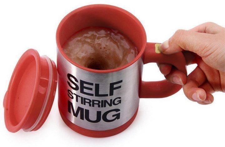 Чашка мішалка Self Stirring Mug Червоний (2822) - фото 2