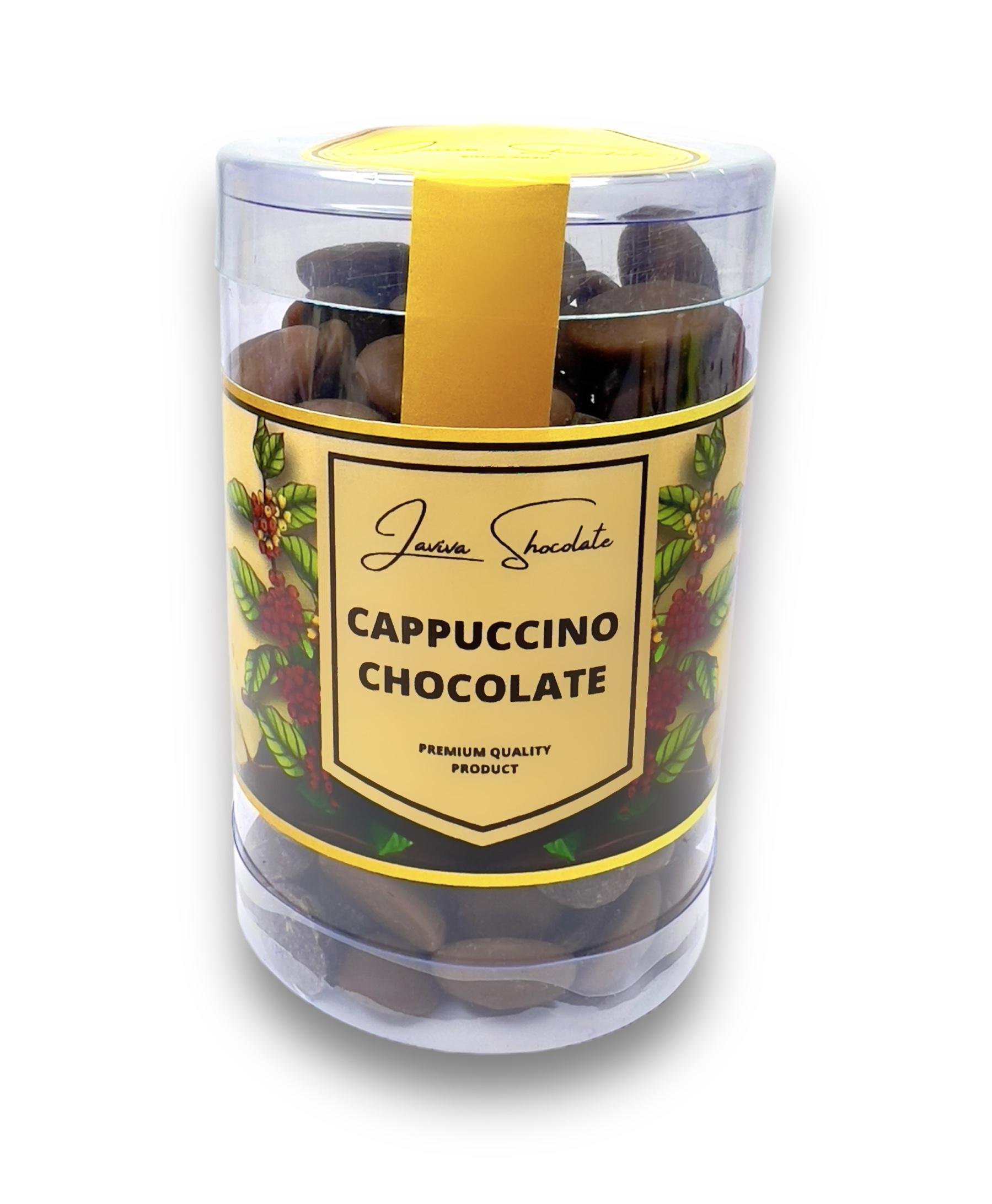 Шоколадні дропси LAVIVA CHOCOLATES Кавовий Cappuccino 160 г (0129)