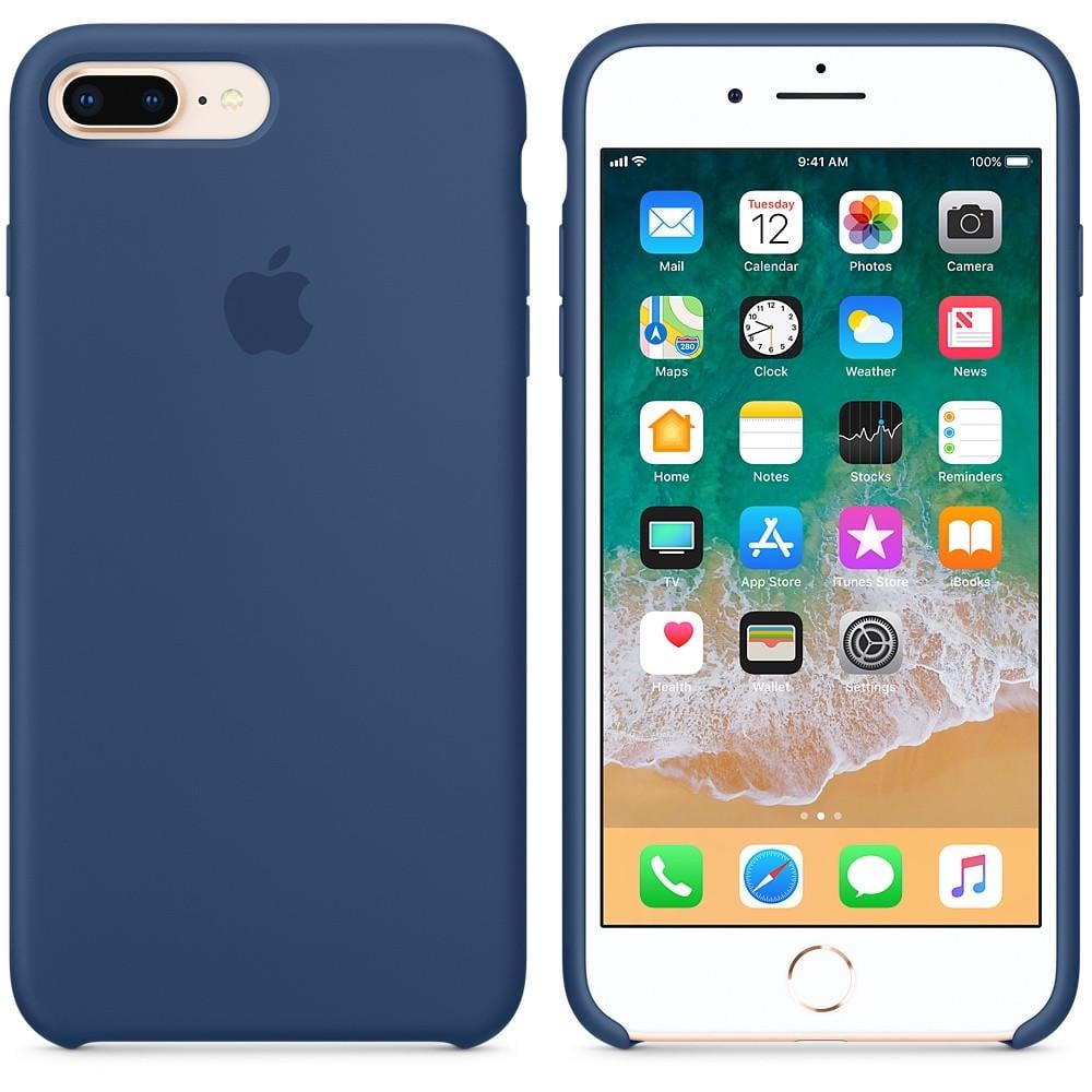 Чехол-накладка Apple Silicone Case for iPhone 7/8 Plus, Blue Cobalt (HC)
