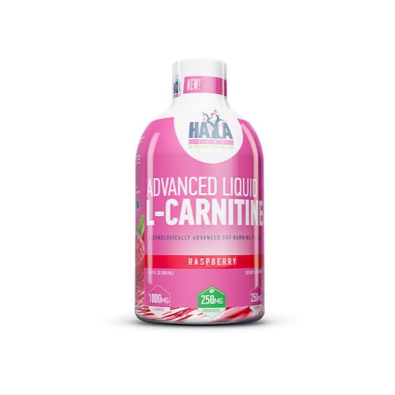 Жироспалювачі Haya Labs Advanced Liquid L-Carnitine 500 мл Малина