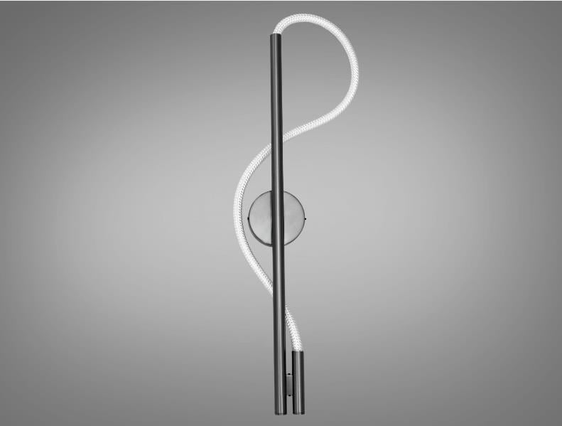 Светодиодный светильник Diasha Шланг 14W Черный хром (9607-BHR)