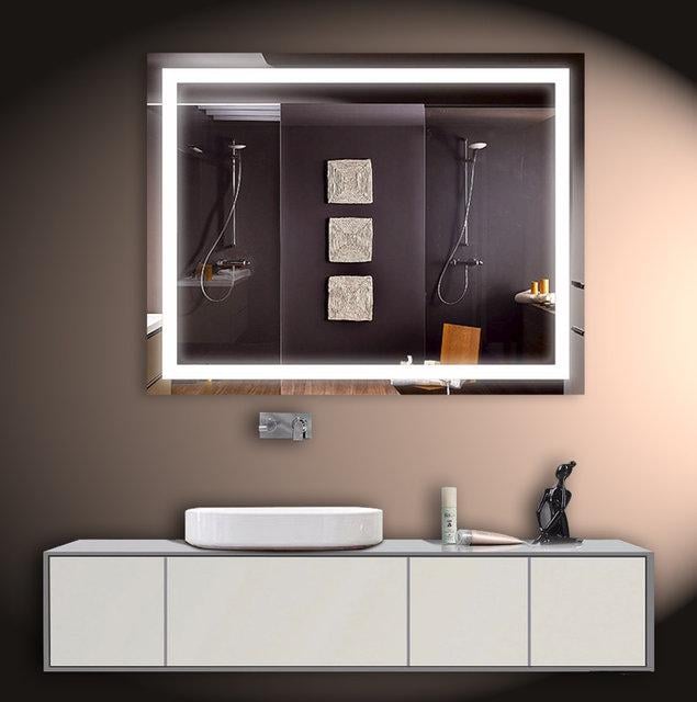Led зеркало DecorLed с подсветкой в ​​ванную комнату 1000x800 (ZSD-004)