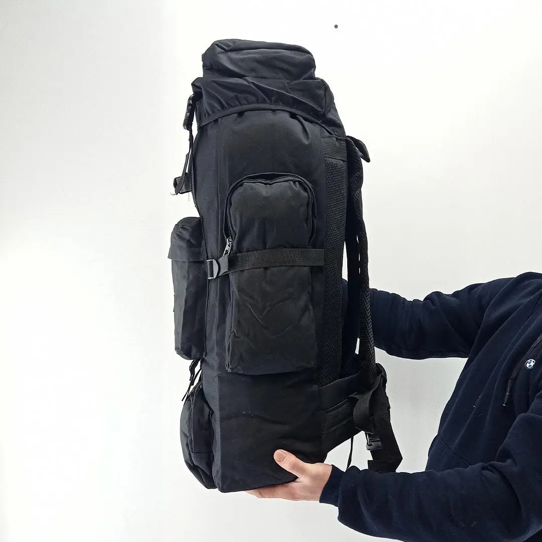 Рюкзак армійський Tactical із системою MOLLE 70 л Чорний (ta70 new black) - фото 2 Рюкзак армійський Tactical із системою MOLLE 70 л Чорний (ta70 new black) - фото 2