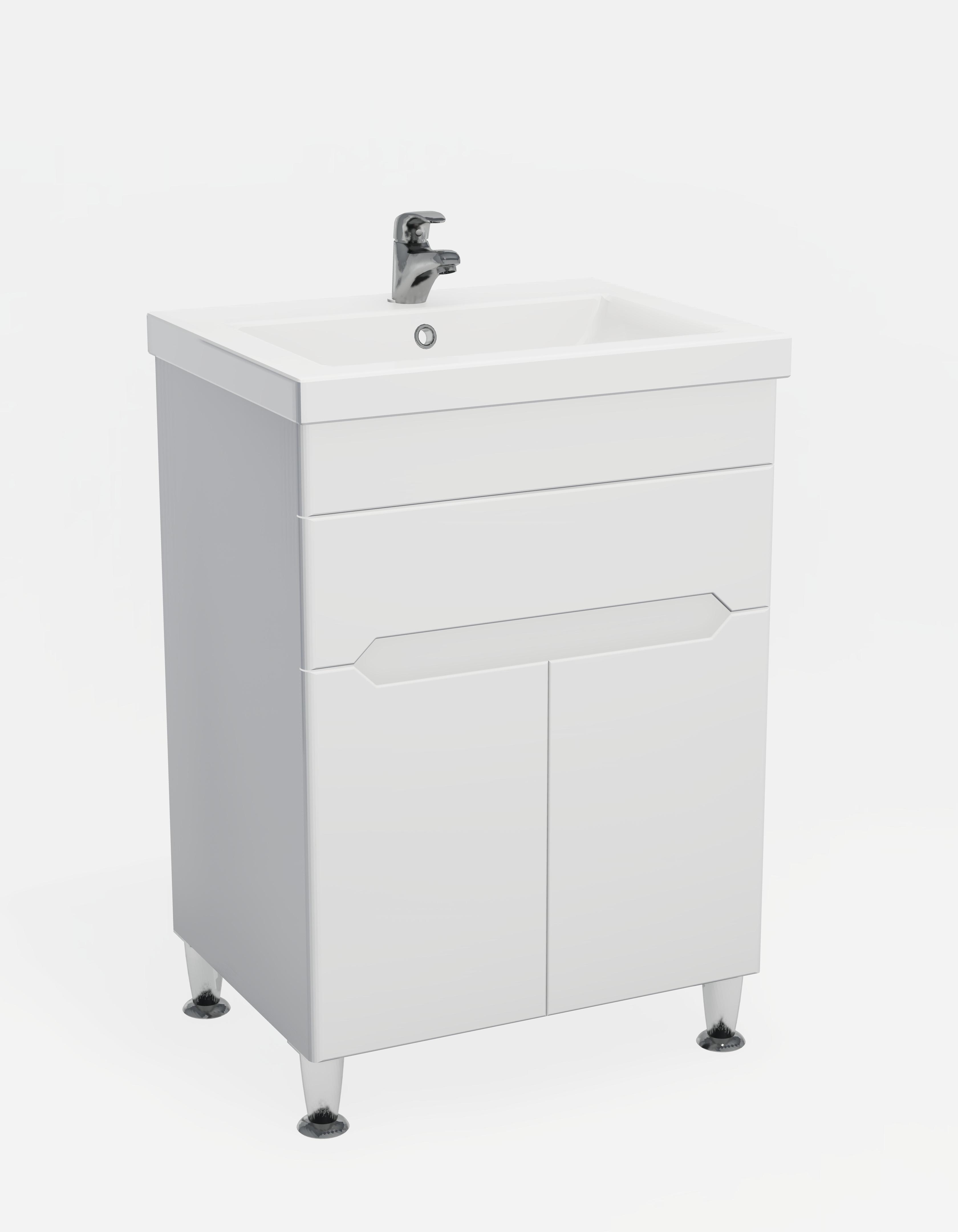 Тумба для ванной комнаты ВанЛанд At 1-60 Allet c умивальником Немі 60 (00089VAN)