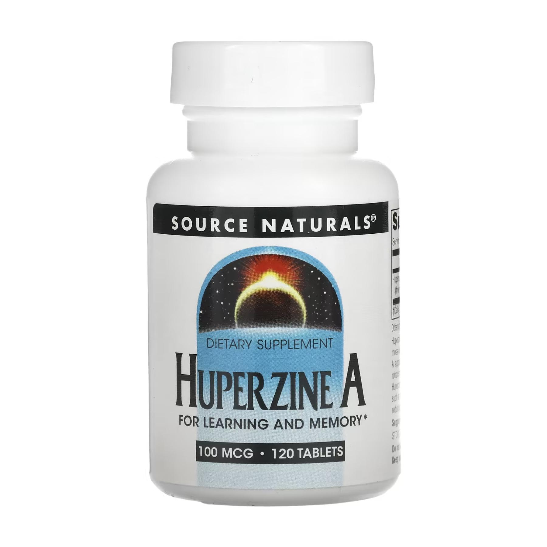 Гуперзин А Source Naturals Huperzine A 100 мг 120 табл.