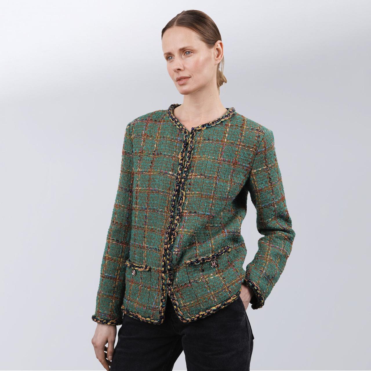 Жакет жіночий Chanel S Зелений (2797308423)