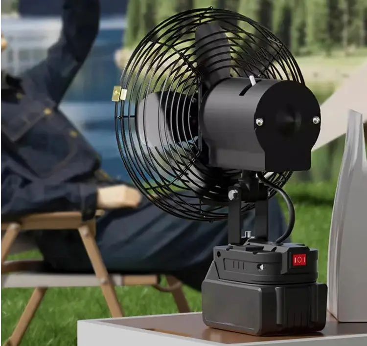 Вентилятор акумуляторний VAP-8 8" автоповертання 2xАКБ (26642678) - фото 6