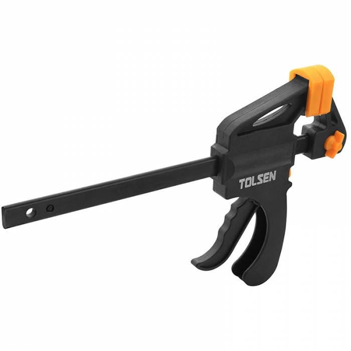 Струбцина быстрозажимная пластиковая Tolsen Tools 150 мм (5204b9a7) Струбцина быстрозажимная пластиковая Tolsen Tools 150 мм (5204b9a7)