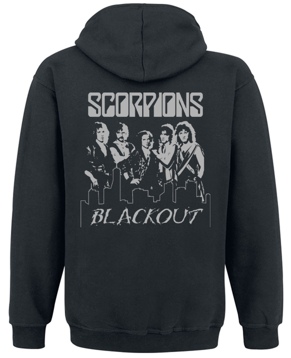 Толстовка с молнией Band "Scorpions Blackout" L Черный (27199) - фото 2 Толстовка с молнией Band "Scorpions Blackout" L Черный (27199) - фото 2