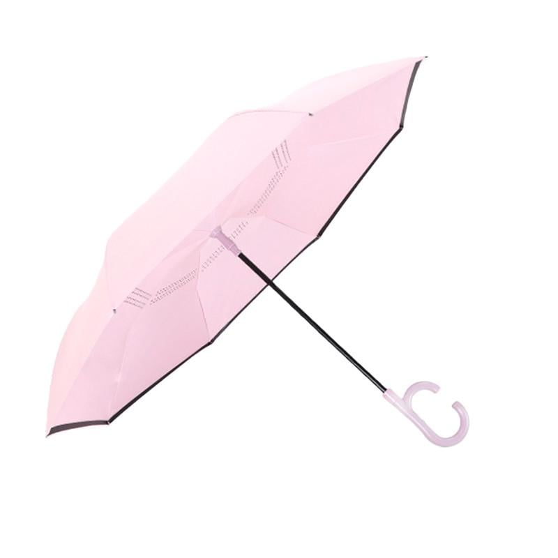 Зонтик наоборот Up-Brella 1166 108 см Pink (2333501786) - фото 2