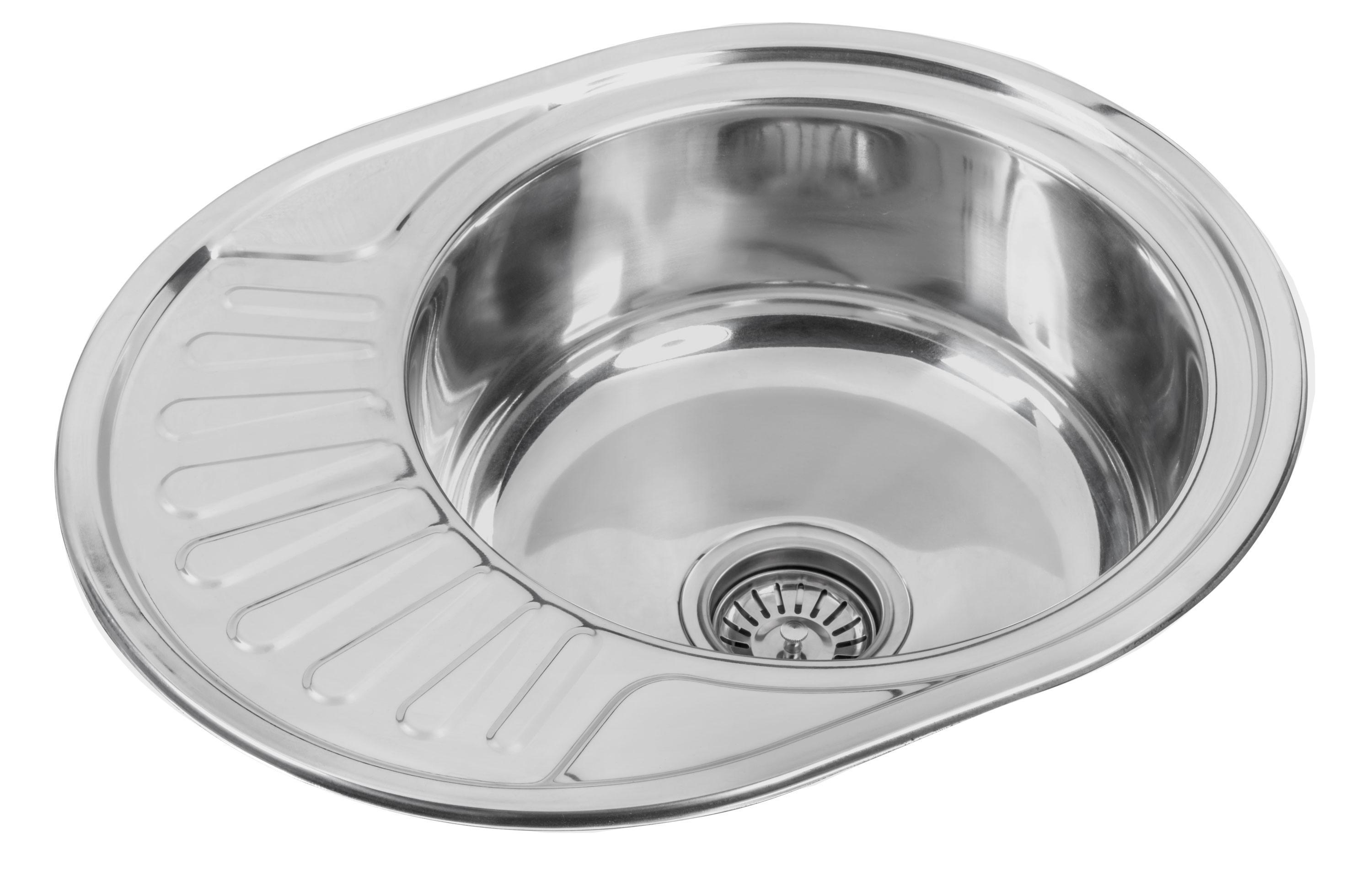 Кухонная мойка Lemax нержавеющая сталь с сифоном (LE-5002 CH) - фото 2