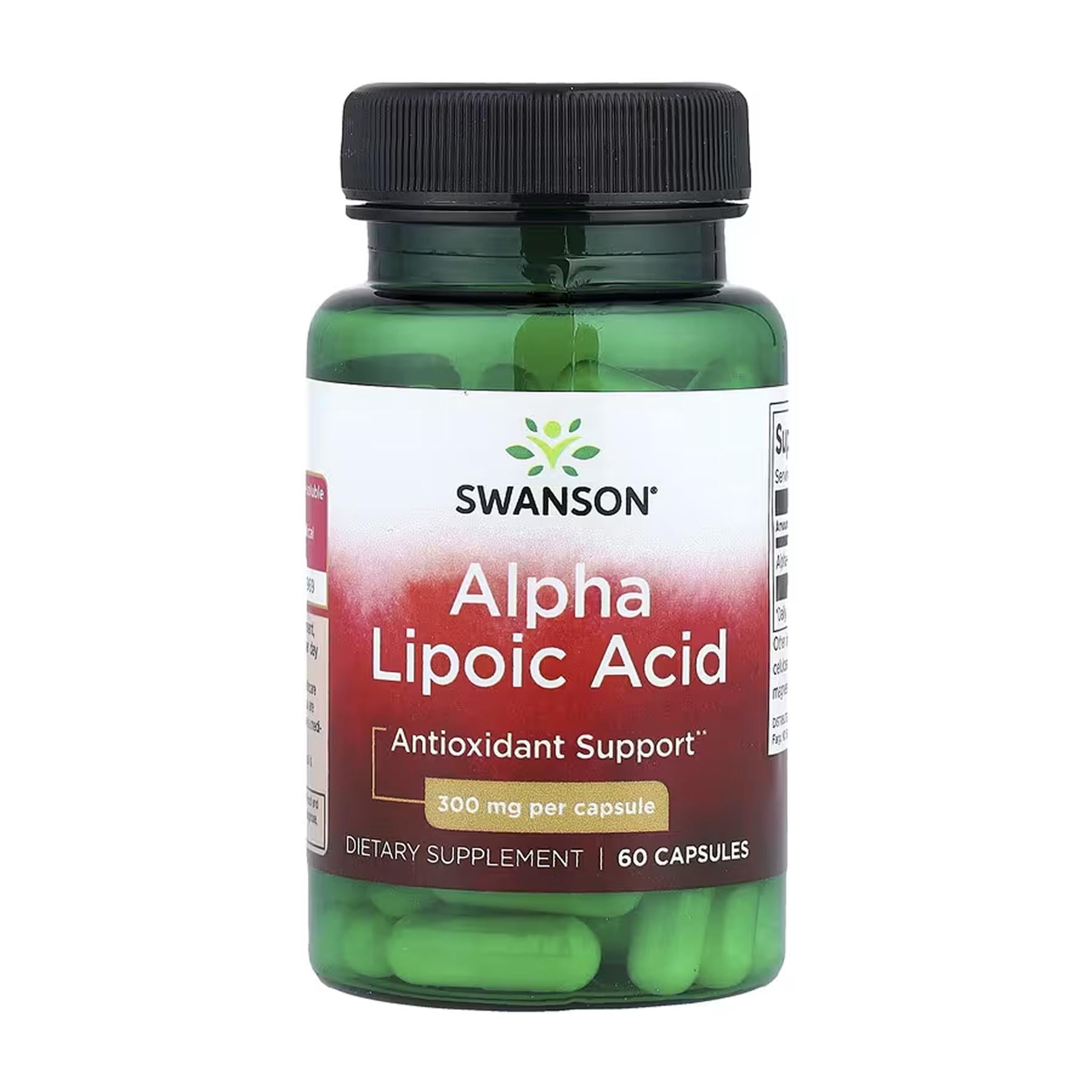 Альфа липоевая кислота Swanson Alpha Lipoic Acid 300 мг 60 caps Альфа липоевая кислота Swanson Alpha Lipoic Acid 300 мг 60 caps