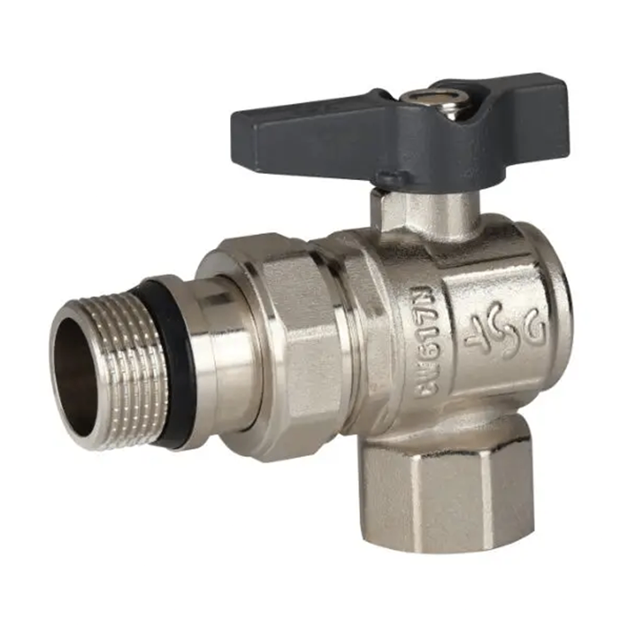 Кран з американкою ASG+ 1 ВЗ кутовий латунь (6553029) Кран з американкою ASG+ 1 ВЗ кутовий латунь (6553029)