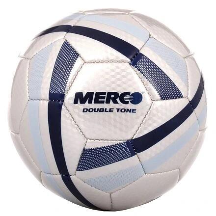 Мяч футбольный Merco Double Tone soccer ball р. 4 Белый (ID66241 4)