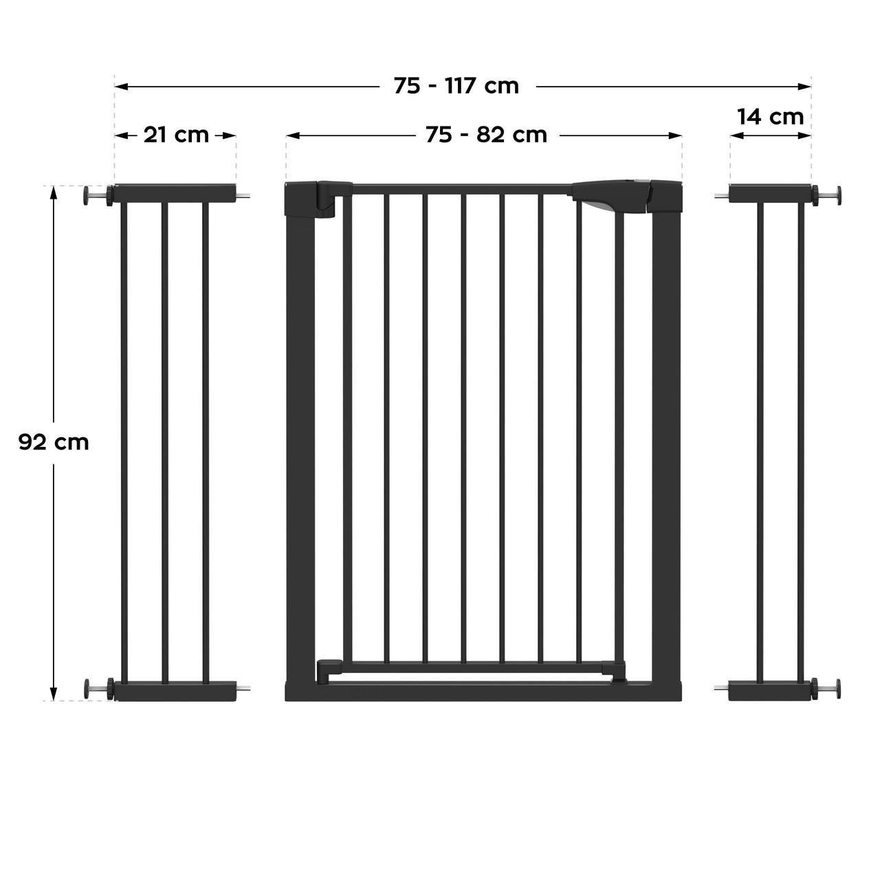 Барьер межкомнатный-лестничный Guardian Tulano 5.0 75-117 см Black - фото 8 Барьер межкомнатный-лестничный Guardian Tulano 5.0 75-117 см Black - фото 8