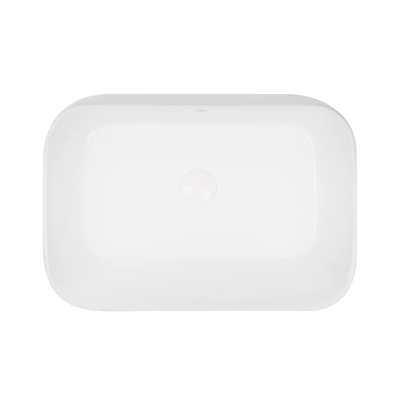 Раковина накладная прямоугольная Q-tap Scorpio с донным клапаном 550х390х120 мм (SD00043842)