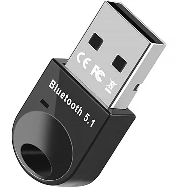 Адаптер Bluetooth 5.3 Kayfovo BL24 для ПК/бездротових навушників/ноутбука USB Dual-mode Black (29257)