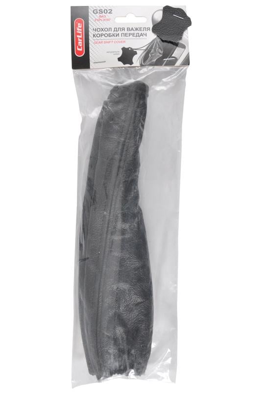 Чехол на рычаг КПП ВАЗ 2101 07 кожаный Black (16891)